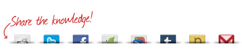 social media buttons