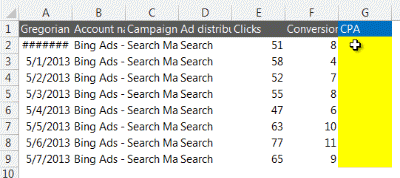Using Similar Formula on Other Cells - Excel Shortcut 8