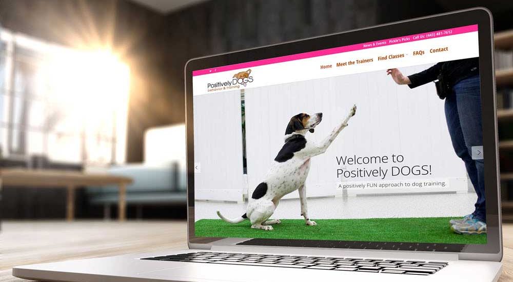 pet website landing page
