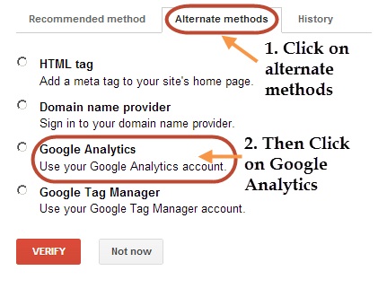 setup webmaster 2